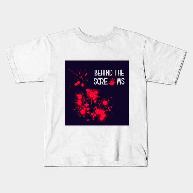 Title Logo Kids T-Shirt by Behind The Screams Podcast